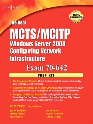cover image of The Real MCTS/MCITP Exam 70-642 Prep Kit